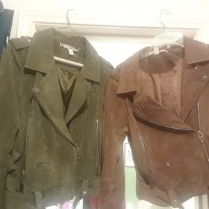 I'm selling 2 leather bomber jackets from Chelsea